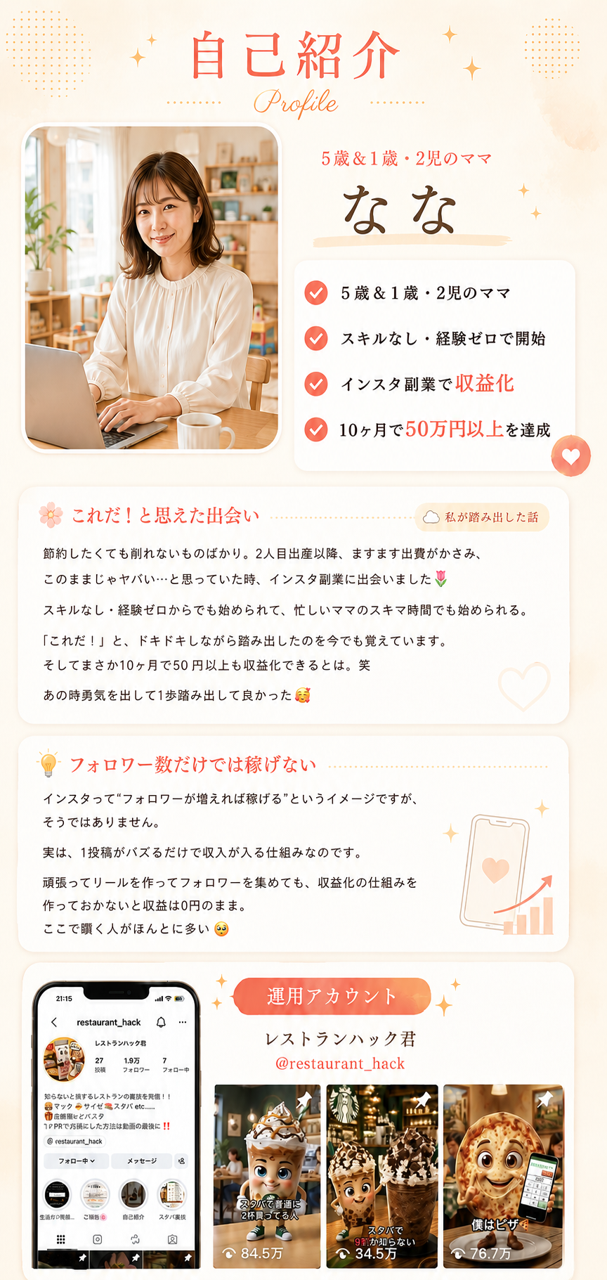 自己紹介 Profile さやか